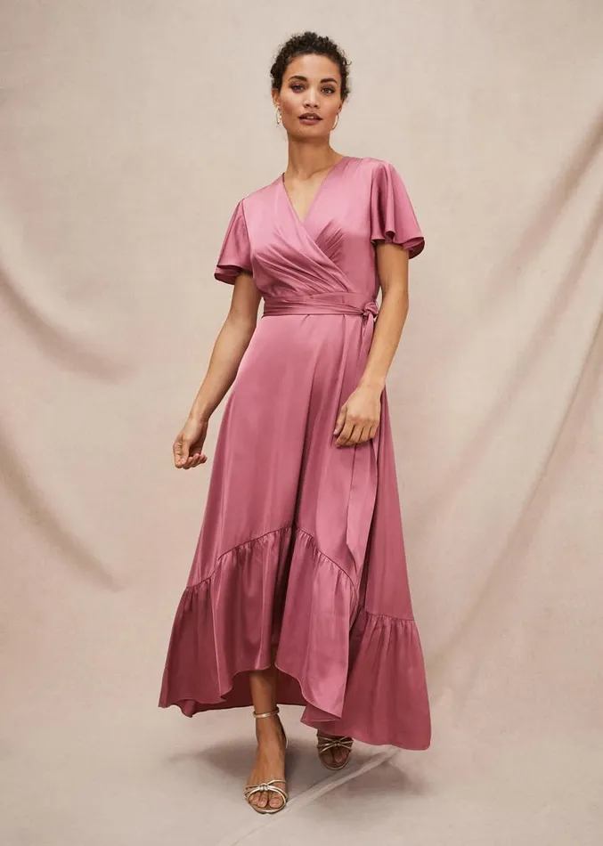 Nancie Eclipse Dress Rosewood Women Phase Eight Dresses