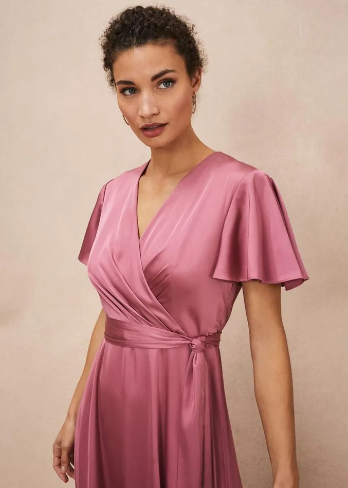 Nancie Eclipse Dress Rosewood Women Phase Eight Dresses