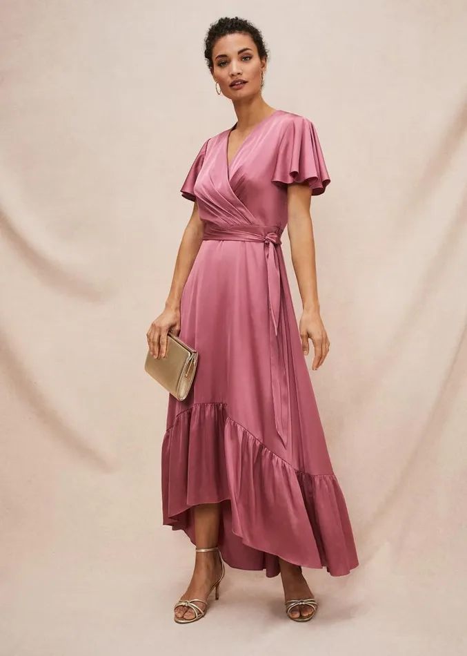 Nancie Eclipse Dress Rosewood Women Phase Eight Dresses