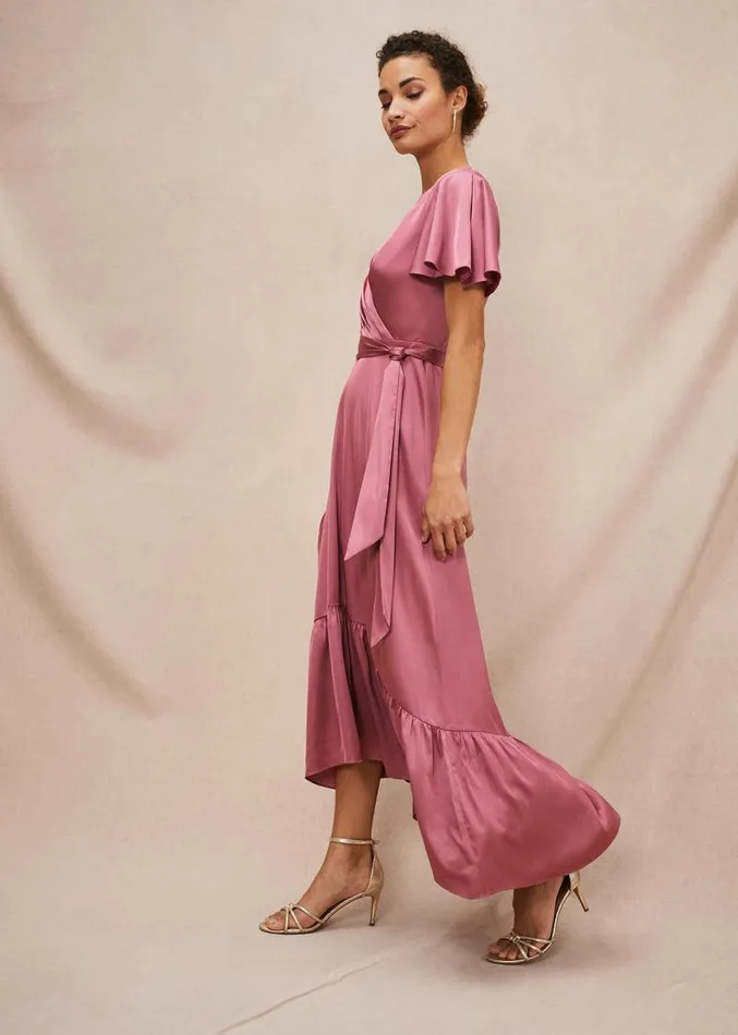 Nancie Eclipse Dress Rosewood Women Phase Eight Dresses
