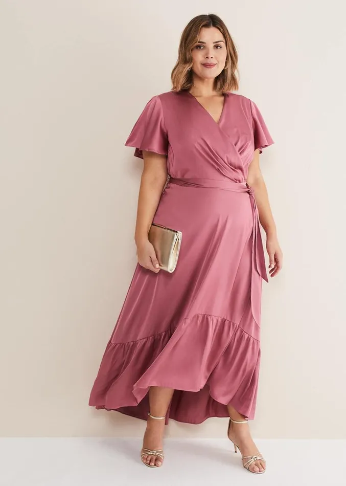 Nancie Eclipse Dress Rosewood Women Phase Eight Dresses