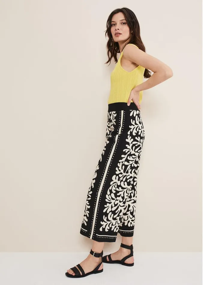 Nava Wide Leg Culottes Blackstone Women Phase Eight Trousers