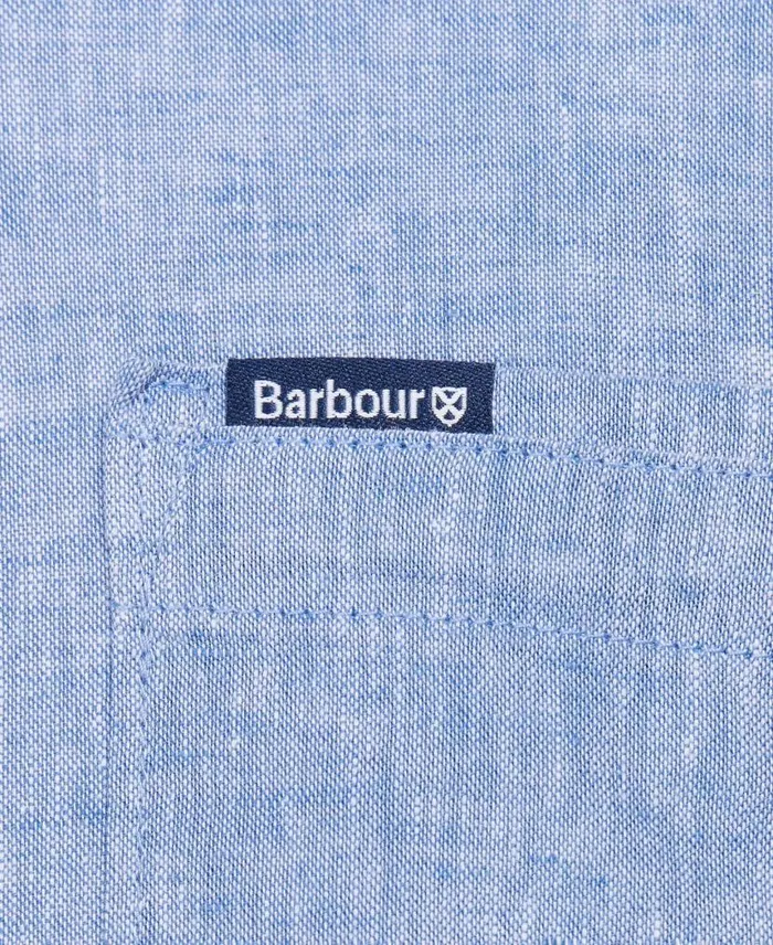 Nelson Tailored LongSleeved Shirt White Men Barbour Shirts