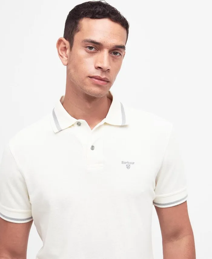 Newbridge Polo Shirt Dark Chambray Men Barbour Polo Shirts