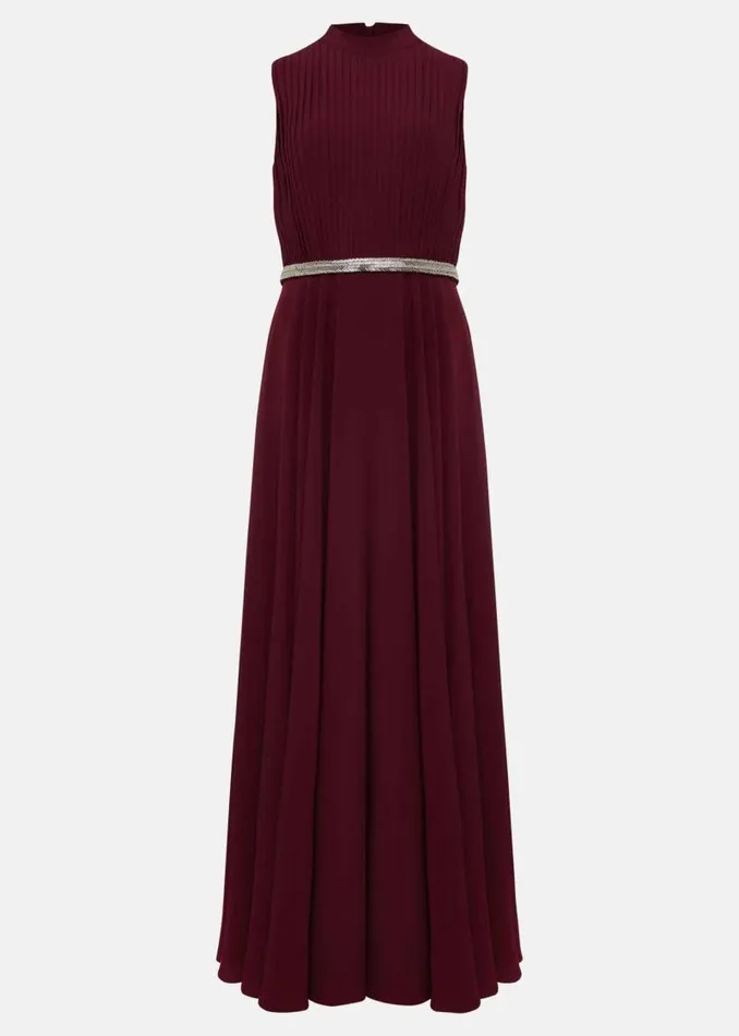 Nicola Maxi Dress Berry Women Phase Eight Dresses