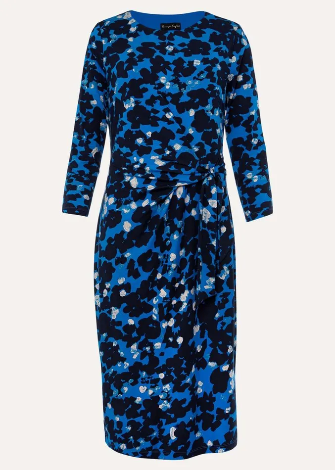 Niya Floral Midi Dress Blue Multi Women Phase Eight Dresses