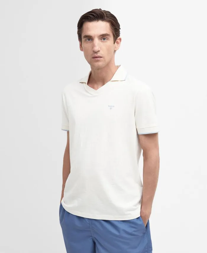 Northwood Polo Shirt Niagara Mist Men Barbour Polo Shirts