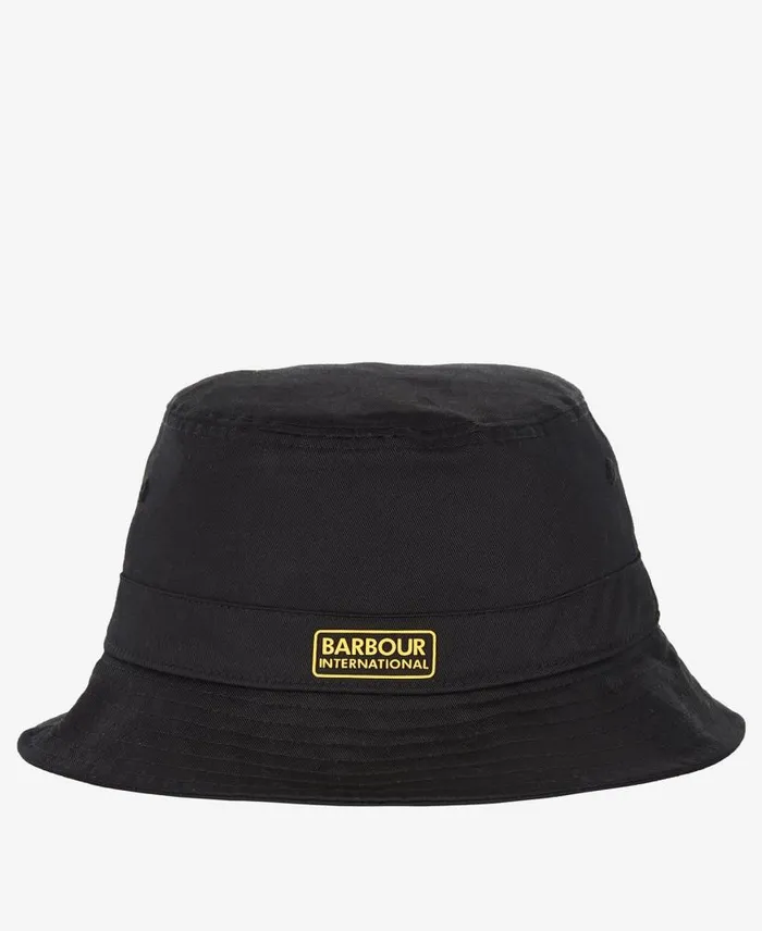 Norton Drill Sports Hat Black Men Barbour Hats