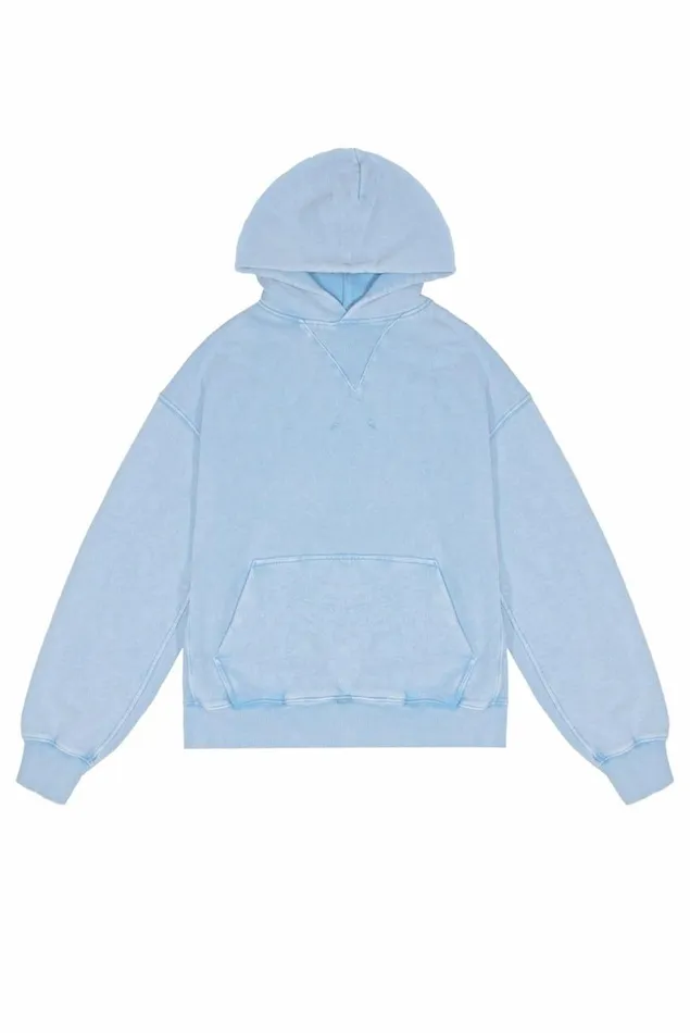 NTRLS Powder Blue Oversized Hoodie Powder Blue Women Jaded London