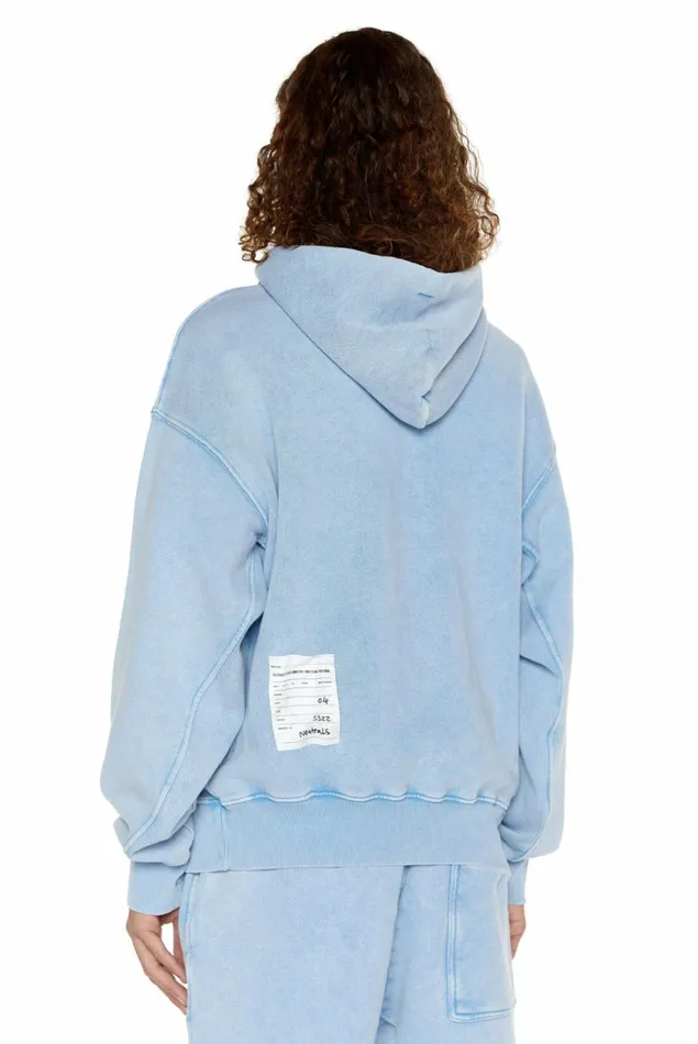 NTRLS Powder Blue Oversized Hoodie Powder Blue Women Jaded London NTRLS Powder Blue Oversized Hoodie Powder Blue Women Jaded London