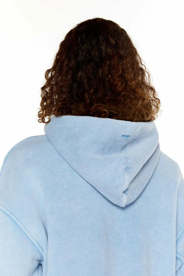NTRLS Powder Blue Oversized Hoodie Powder Blue Women Jaded London NTRLS Powder Blue Oversized Hoodie Powder Blue Women Jaded London
