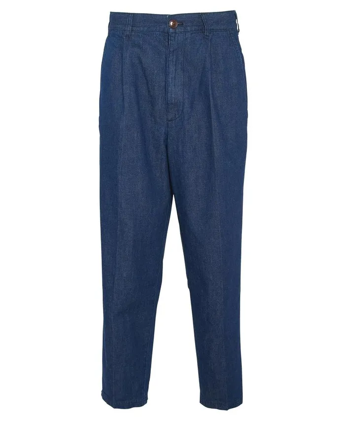 Orchard Pinnacle Trousers Indigo Men Barbour Trousers and Shorts