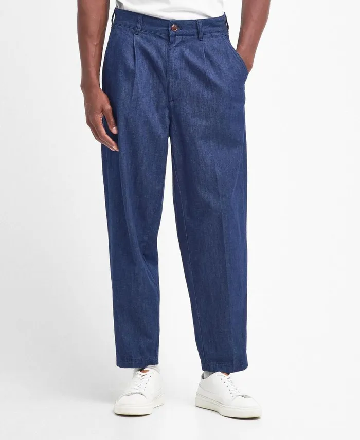 Orchard Pinnacle Trousers Indigo Men Barbour Trousers and Shorts