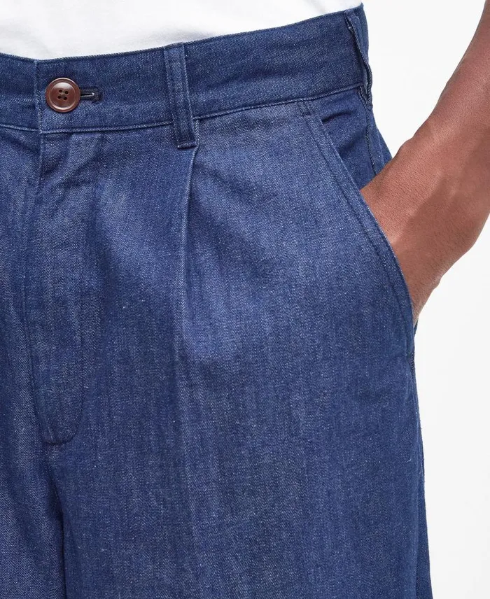 Orchard Pinnacle Trousers Indigo Men Barbour Trousers and Shorts