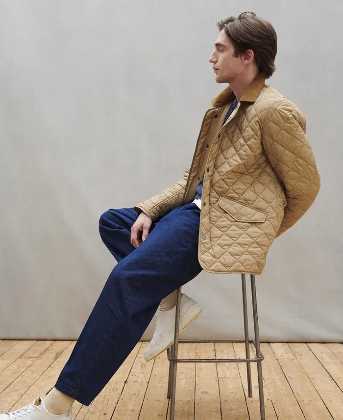 Orchard Pinnacle Trousers Indigo Men Barbour Trousers and Shorts