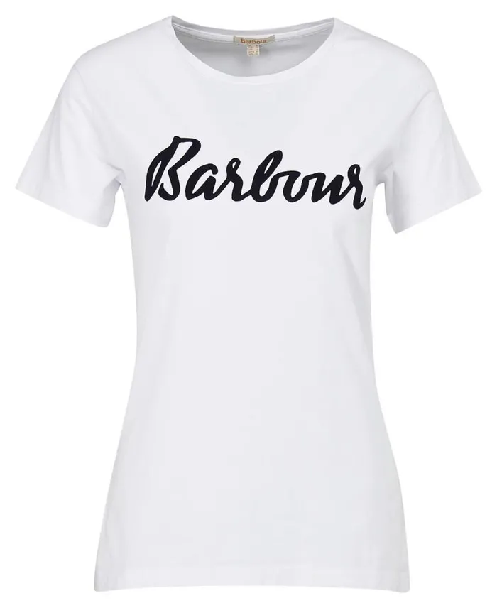 Otterburn TShirt Navywhite Women Barbour TShirts
