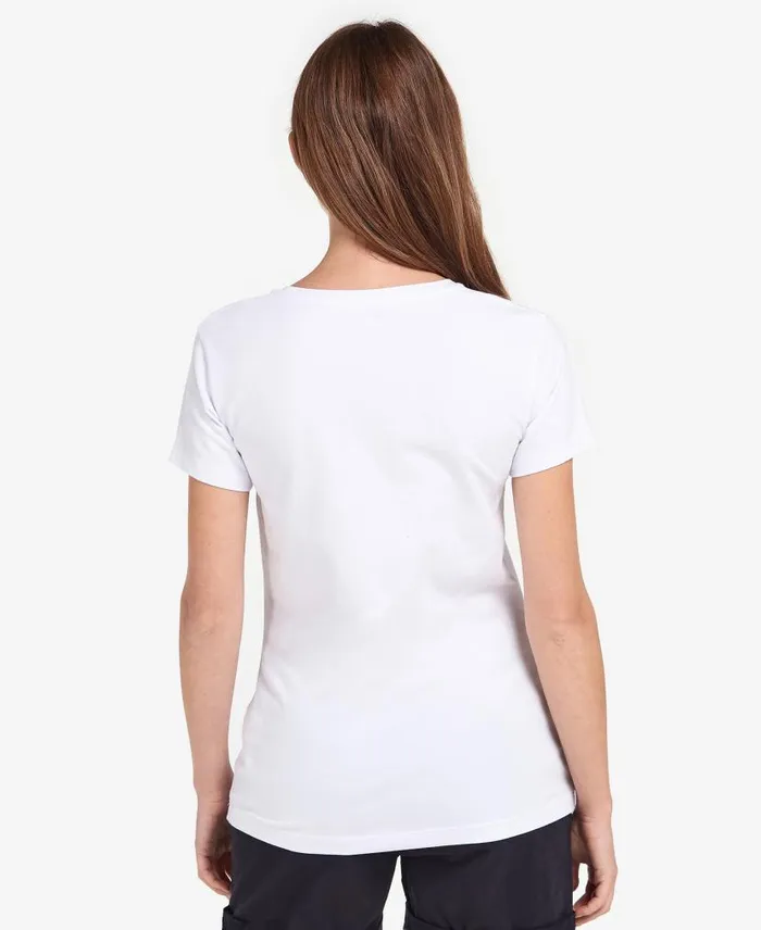 Otterburn TShirt Navywhite Women Barbour TShirts