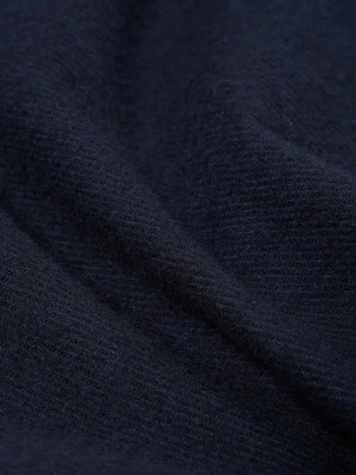 Overshirts Men Universal Works Universal Works LS Utility Shirt In Navy Alaska Cotton