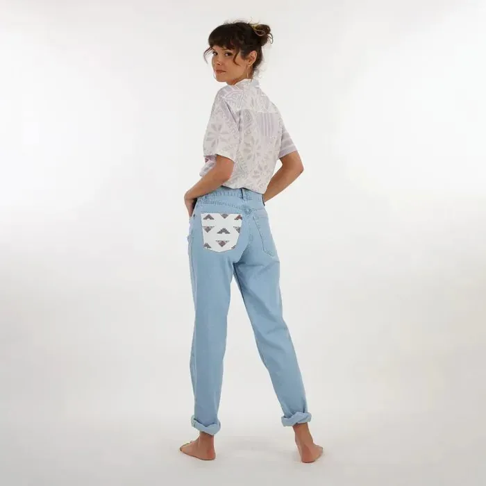 Oxbow Pants Jeans WomenMen Collector Denim Denis 8211 Blue