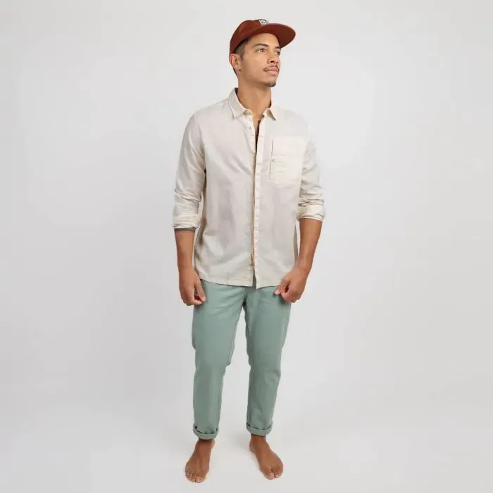Oxbow Shirt Men Shirt Clinen 8211 Vanilla