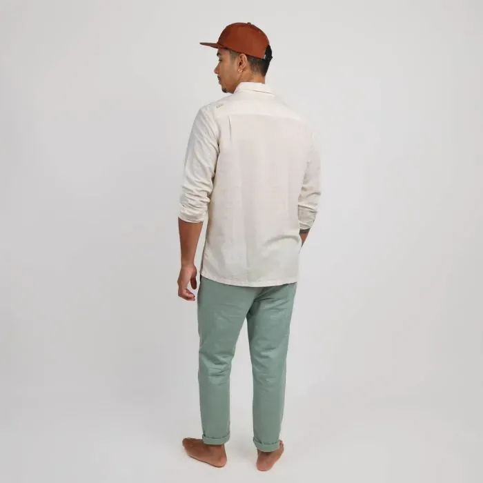 Oxbow Shirt Men Shirt Clinen 8211 Vanilla