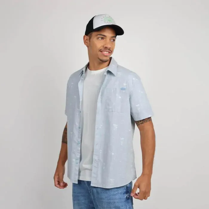 Oxbow Shirt Men Shirt Cupixi 8211 Light Blue