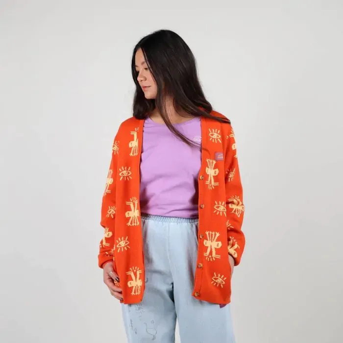Oxbow Sweater Women Cardigan Pilar 8211 Lava