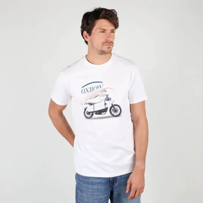Oxbow TeeShirt Men TeeShirt Trail 8211 Blanc