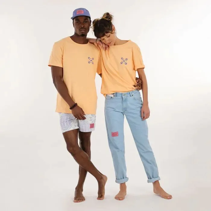 Oxbow TeeShirt MenWomen Collector TeeShirt Pierre 8211 Abricot Solaris