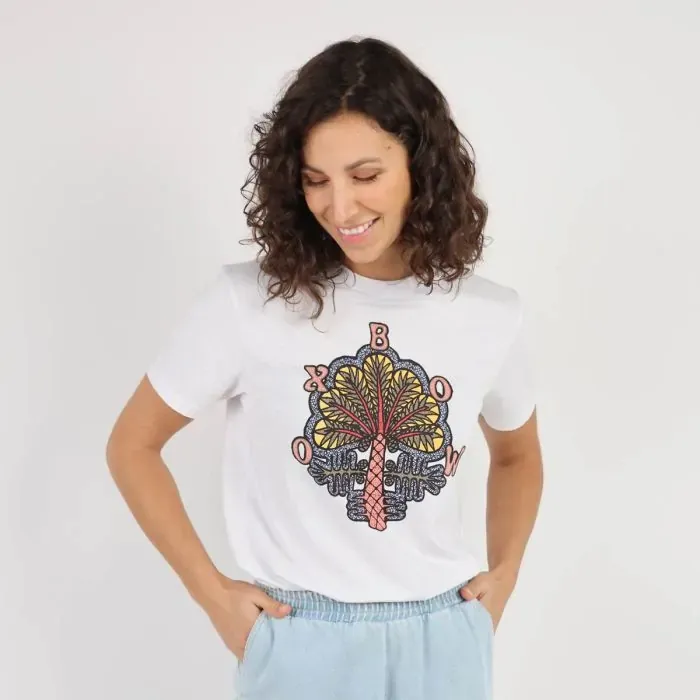 Oxbow TeeShirt MenWomen TeeShirt Tree 8211 Blanc