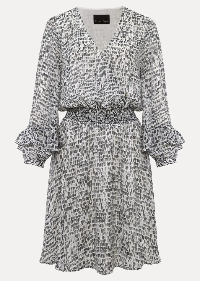 Paige Abstract Print Dress Navyivory Women Phase Eight Dresses