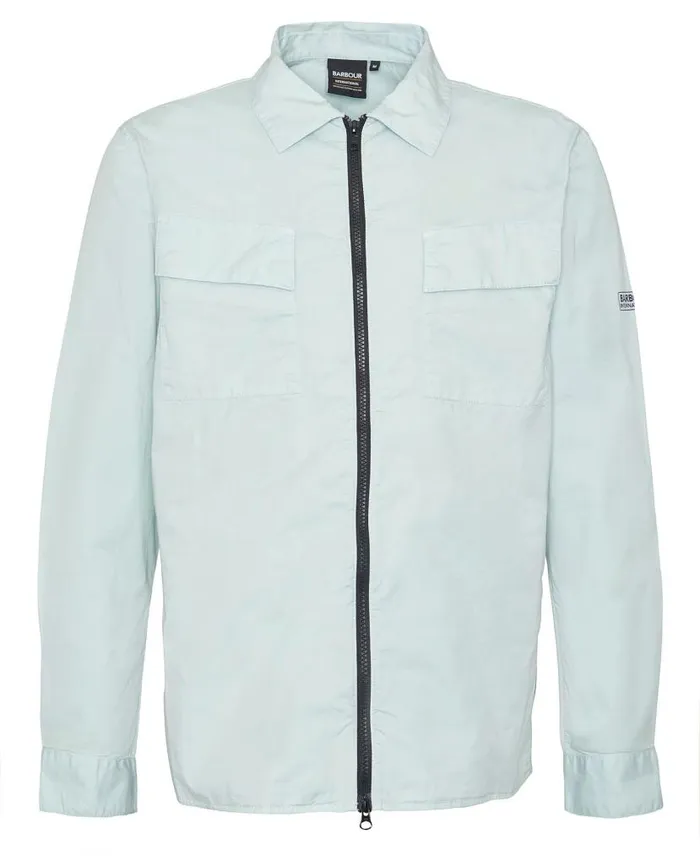 Parson Overshirt Green Fig Men Barbour Overshirts