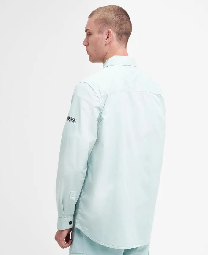Parson Overshirt Green Fig Men Barbour Overshirts