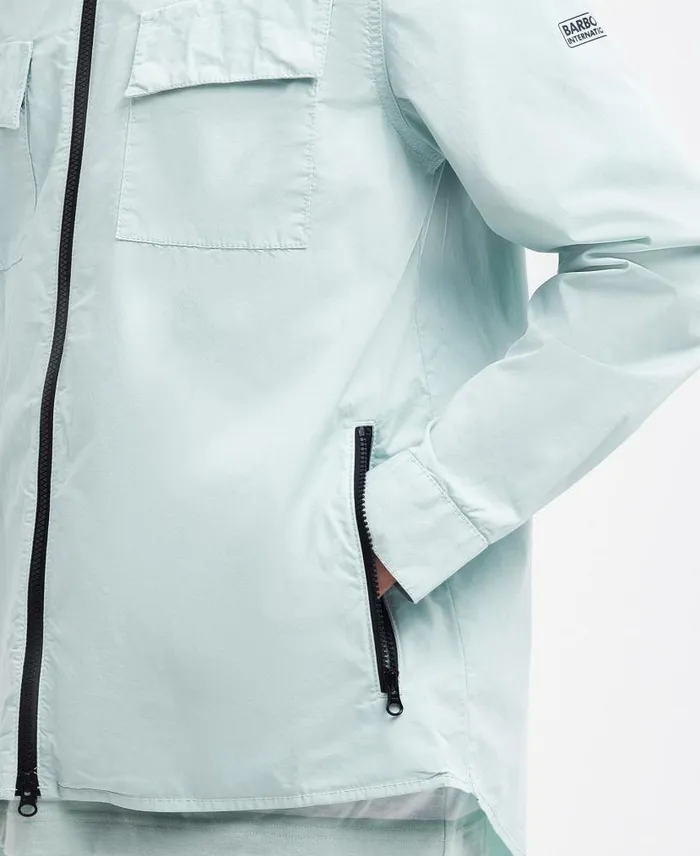 Parson Overshirt Green Fig Men Barbour Overshirts