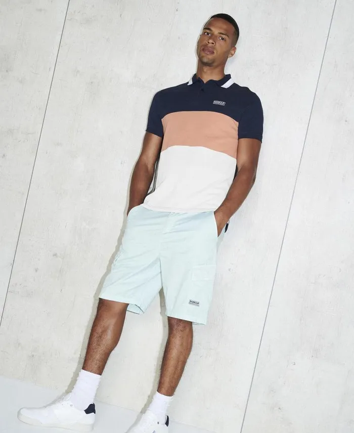 Parson Shorts Green Fig Men Barbour Trousers and Shorts