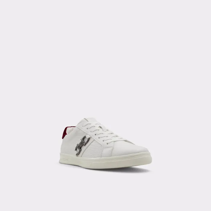 Pele White Synthetic Embossed Men ALDO Sneakers