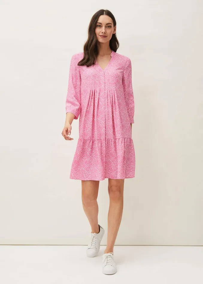 Penele Swing Dress Pinkivory Women Phase Eight Dresses