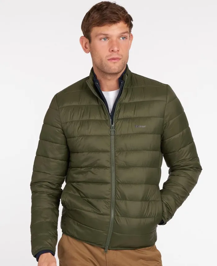 Penton Quilted Jacket Black Men Barbour Quilted Jackets