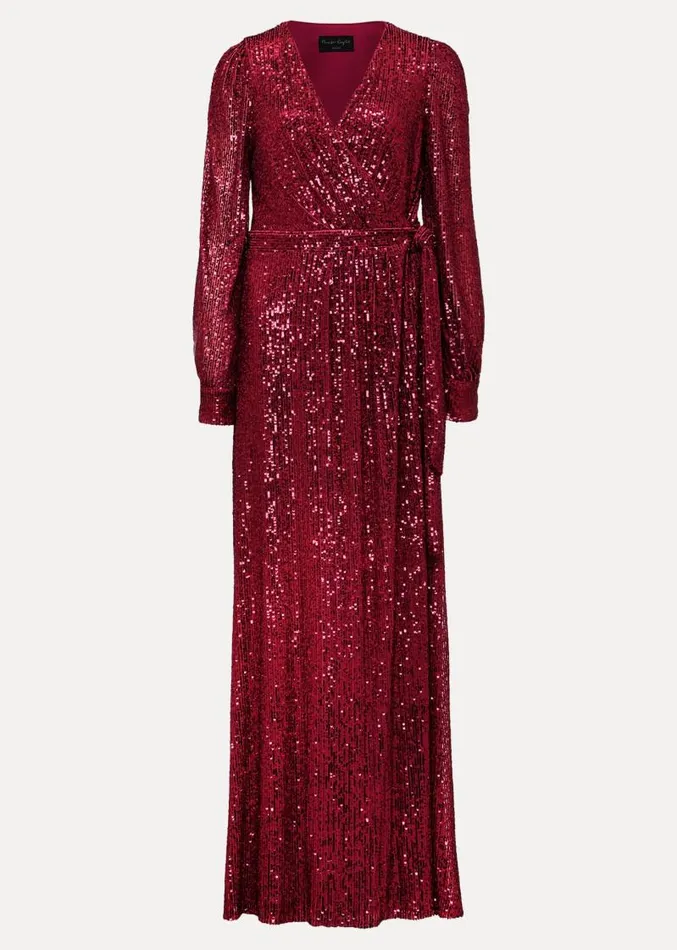 Petite Amily Pink Sequin Maxi Dress Pink Women Phase Eight Dresses