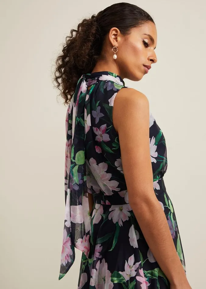 Petite Lucinda Floral Dress Multicoloured Women Phase Eight Dresses