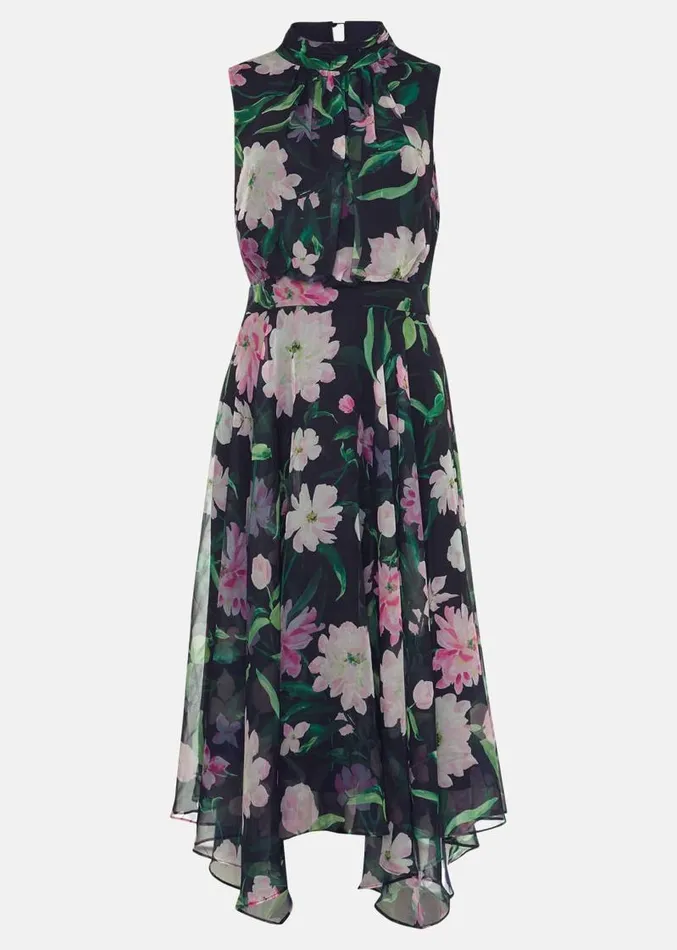 Petite Lucinda Floral Dress Multicoloured Women Phase Eight Dresses