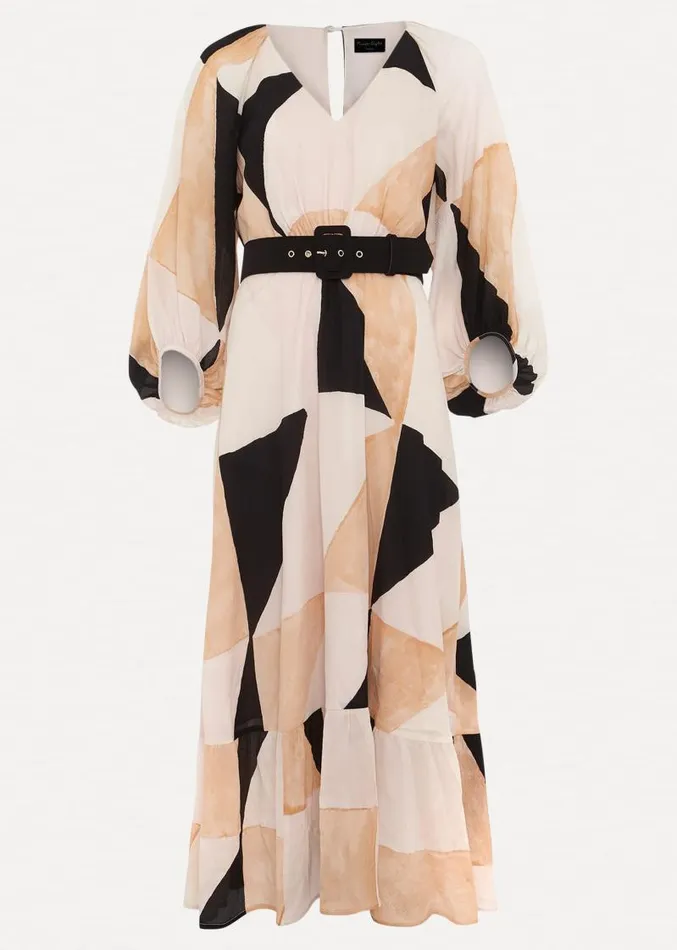 Petite Sophia Colour Block Belted Dress Multicoloured Women Phase Eight Dresses Petite Sophia Colour Block Belted Dress Multicoloured Women Phase Eight Dresses
