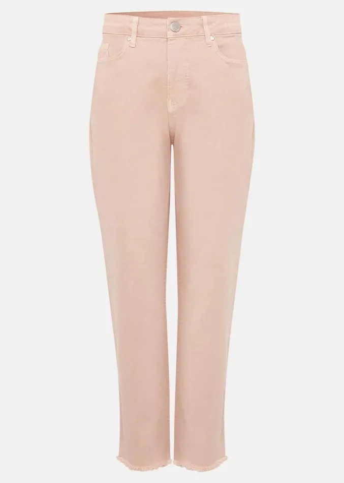 Petra Raw Hem Straight Leg Jean Pink Women Phase Eight Trousers