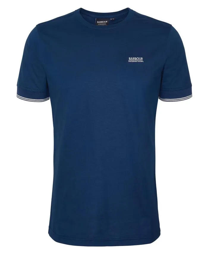 Philip Tipped TShirt Peach Nectar Men Barbour TShirts