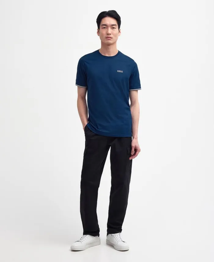 Philip Tipped TShirt Peach Nectar Men Barbour TShirts