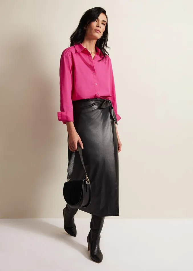 Pink Cotton Shirt Pink Women Phase Eight Shirts and Blouses
