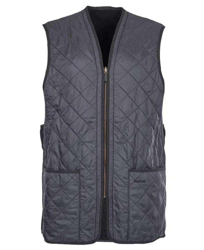 Polarquilt ZipIn Liner Black Men Barbour Gilets and Liners