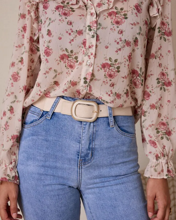 Polin Et Moi Amelie Flowers Shirt Rose Women Blouses And Shirts Polin Et Moi Amelie Flowers Shirt Rose Women Blouses And Shirts