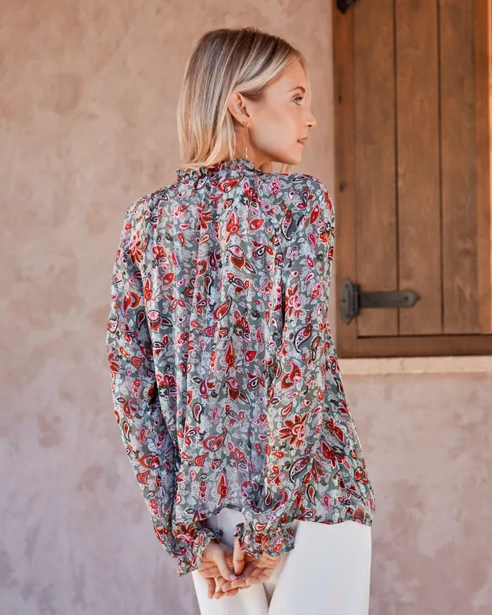 Polin Et Moi Amoebas Malila Blouse Eucalyptus Women Blouses And Shirts Polin Et Moi Amoebas Malila Blouse Eucalyptus Women Blouses And Shirts