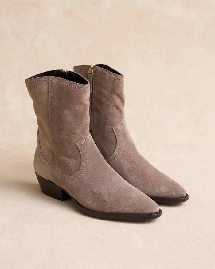 Polin Et Moi Ankle Boots Ante Cludia Grey Women Ankle Boots